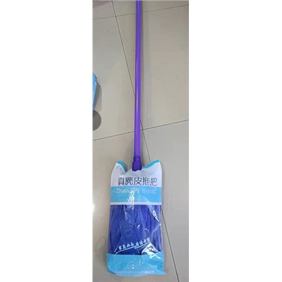 工具 國(guó)產(chǎn)G-002 鹿皮巾圓頭傳統(tǒng)拖布雞皮家用吸水鹿皮絨拖把一拖凈鹿皮墩布 鹿皮